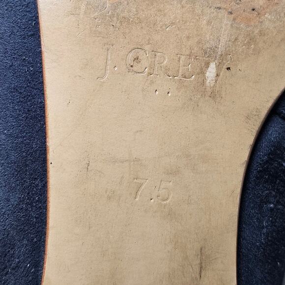 🆓 FREE J. Crew Factory Gray Blue Lily Suede Covered-Heel Flats sz 7.5 Basic 🆓 - Picture 7 of 12